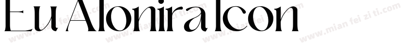 Eu Alonira Icon字体转换